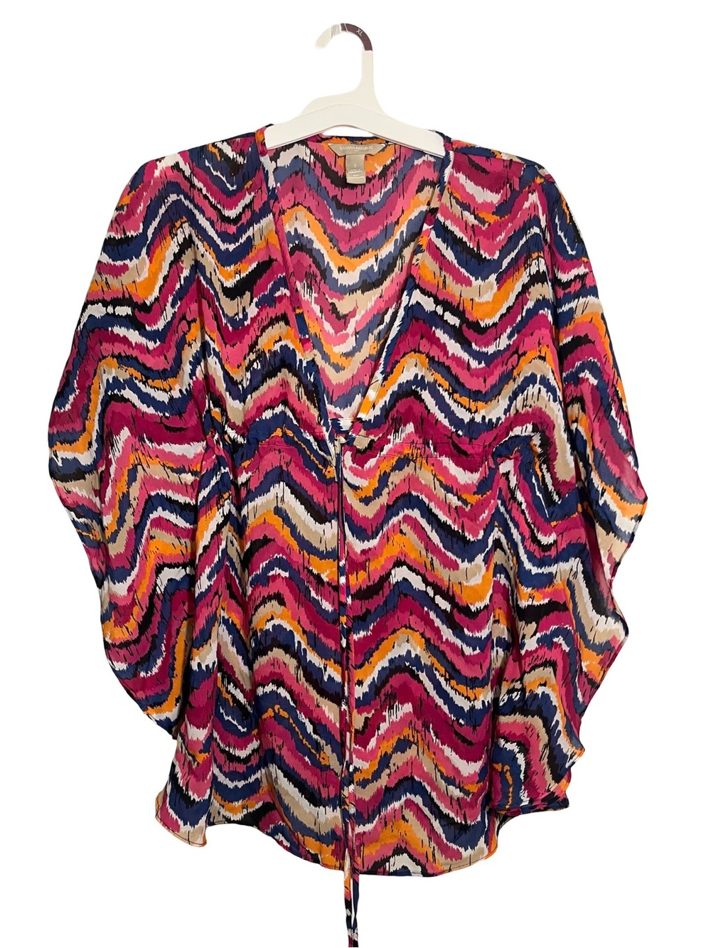 Banana Republic Multicolor Chevron V-Neck Tunic - Picture 2 of 5